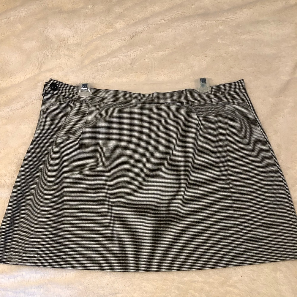 Black and white skirt
